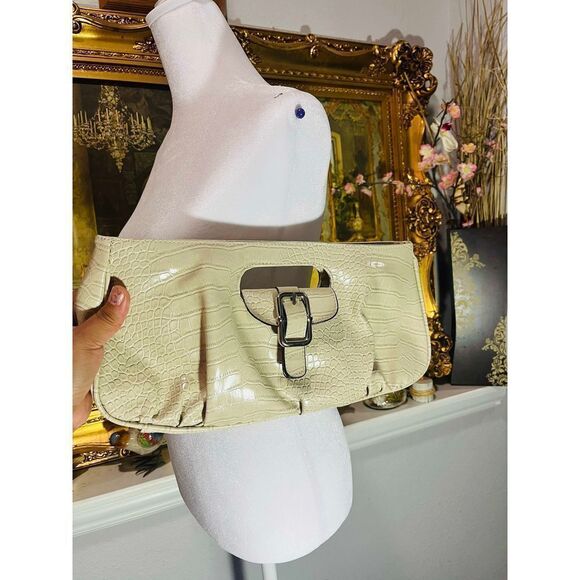 Apt 9 cream croc handbag - Picture 1 of 6